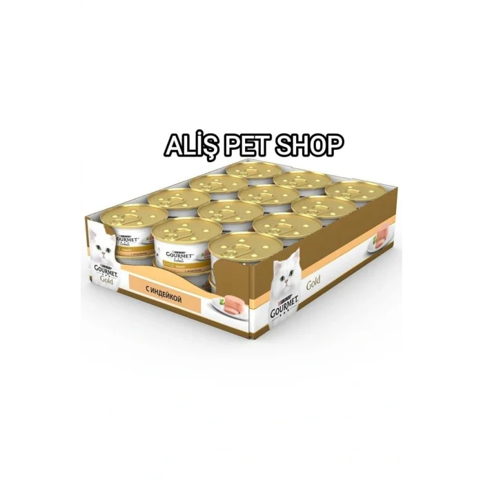 Genel Ürün Purina Gold Kıyılmış Hindili Kedi Yaş Mama 85 gr 24 Adet