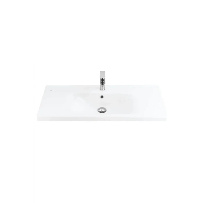 Dolap Düzenleyici Eksen 45x100 Cm Etajerli Mobilya Dolap Uyumlu Lavabo Ek100