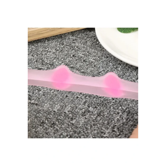 Genel Ürün 2li Pembe Renk Ayak Beş Parmak Ayırıcı Set Oje Sürme Kurutma Şekil Düzeltici Medikal Silikon Aparat