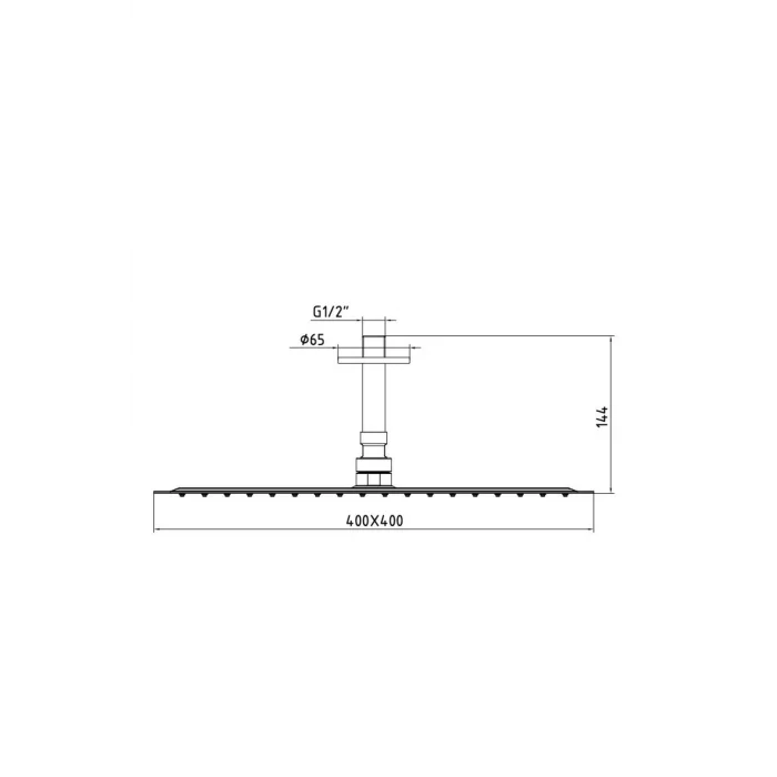 Genel Ürün İnce Duş Başlığı Tepe Duşu 102145015