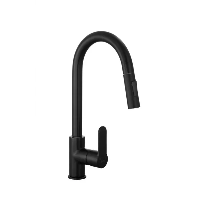 Genel Ürün Nita Spiralli Eviye Mutfak Bataryası Mat Siyah 102118129C1