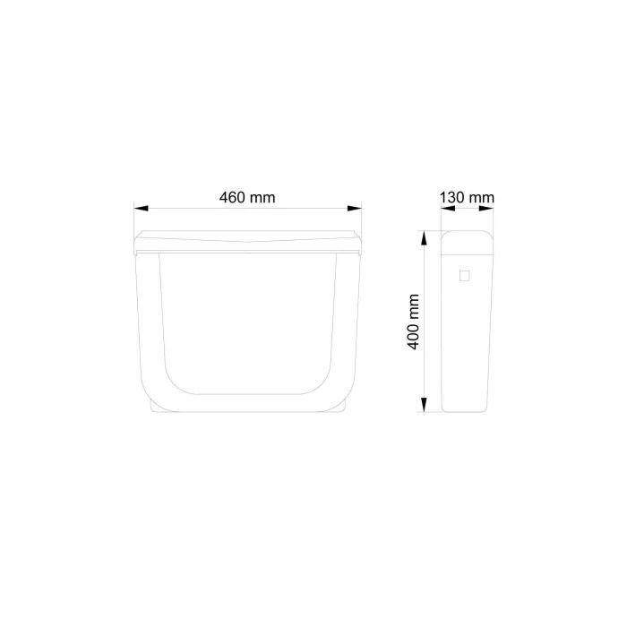 Genel Ürün Deniz 2000 Stoplu Spiral Dirsekli Klozet Üstü Rezervuar