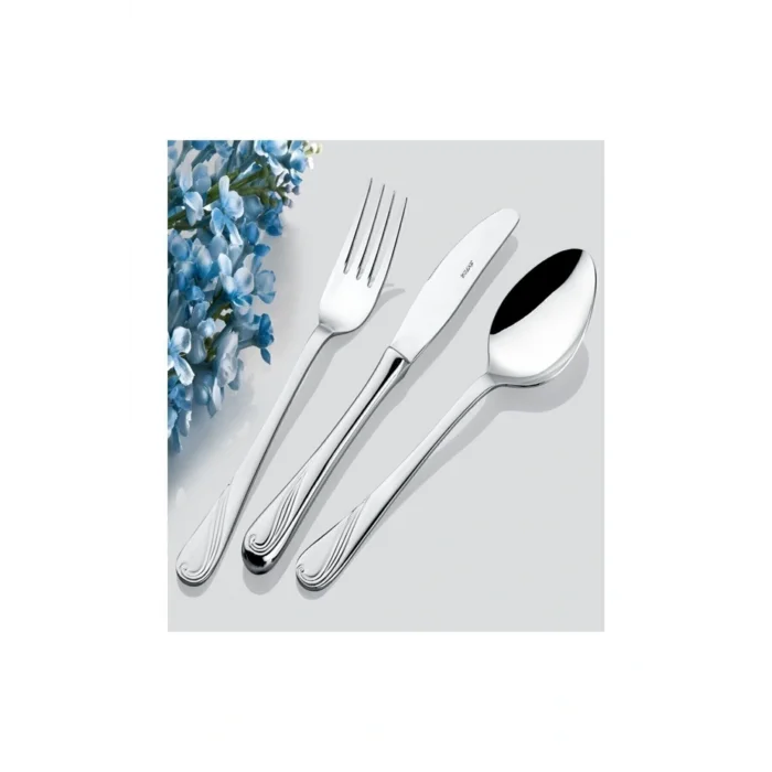 Genel Ürün Çelik Bahar Model 12 Li Yemek Kaşığı