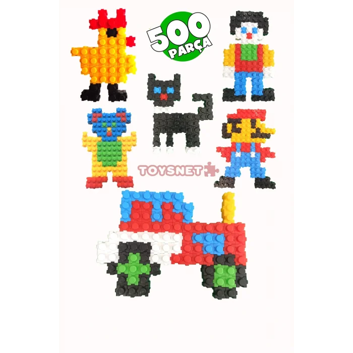 Oyuncak Tiktak 500 Parça Lego Oyuncak Eğitici Çocuk Oyuncakları