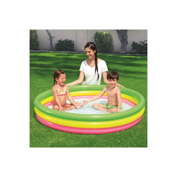 Genel Ürün Şişme Renkli Çocuk Havuzu 152x30cm 51103