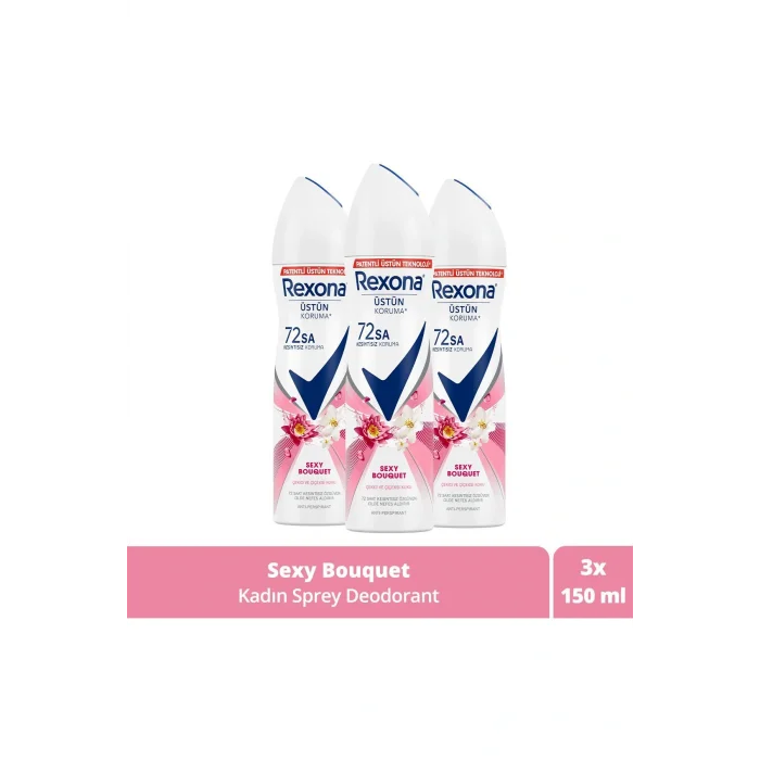 Genel Ürün Kadın Sprey Deodorant Bouquet 150 ml X3