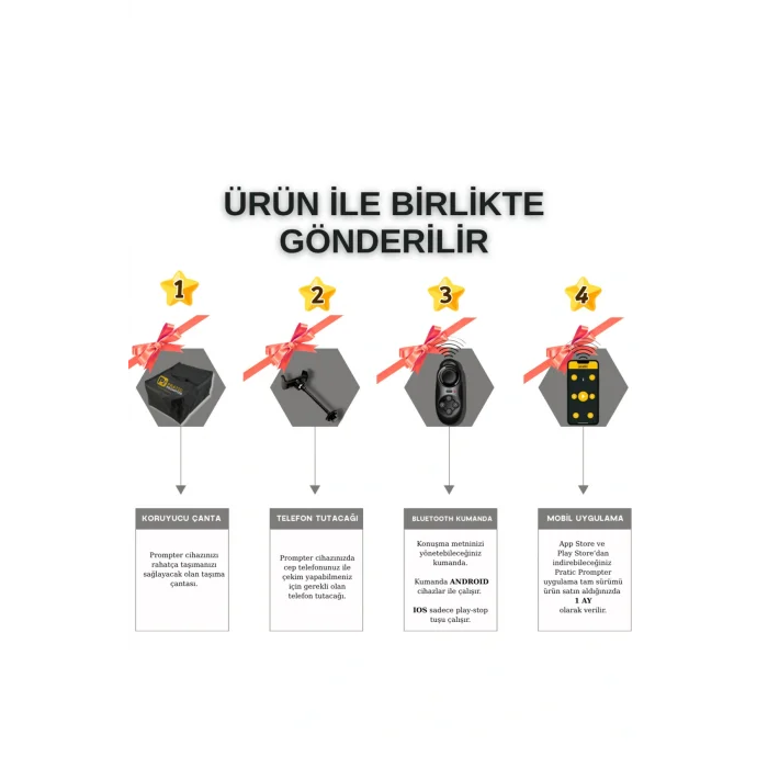 Genel Ürün Ray Prompter (YERLİ VE MİLLİ ÜRETİM & YAZILIM)