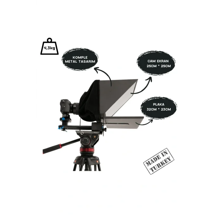 Genel Ürün Ray Prompter (YERLİ VE MİLLİ ÜRETİM & YAZILIM)