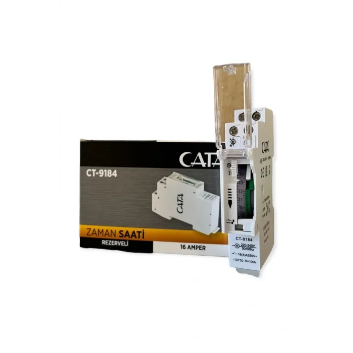 Kol Saati Ct-9184 W Otomat Tipi Zaman Saati Rölesi 3500A