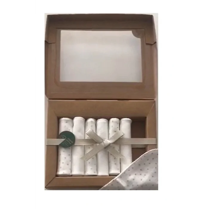 Genel Ürün Bebek Soft Girl Penye Ağız Mendili - 7 Li - Ekru %100 Organik