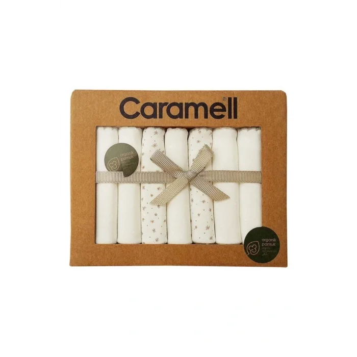 Genel Ürün Bebek Soft Girl Penye Ağız Mendili - 7 Li - Ekru %100 Organik