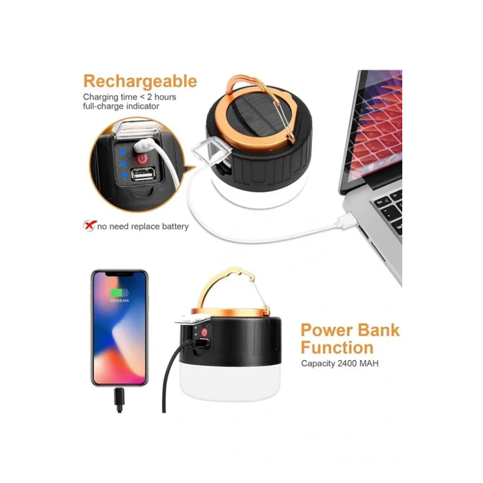 Genel Ürün Urla Solar Kamp Feneri (USB ŞARJ) 6500k