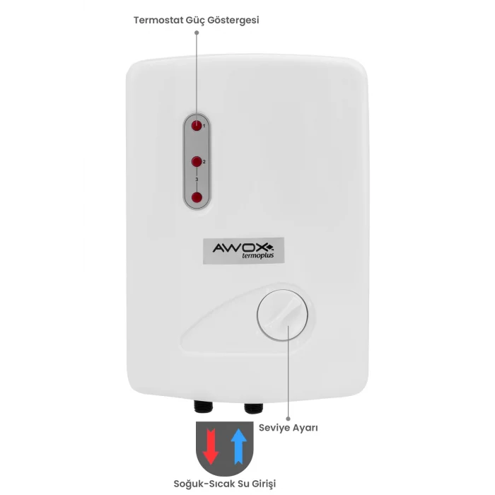 Termos Termoplus Elektrikli Şofben 7000w Termostatlı Mutfak Banyo Şofbeni