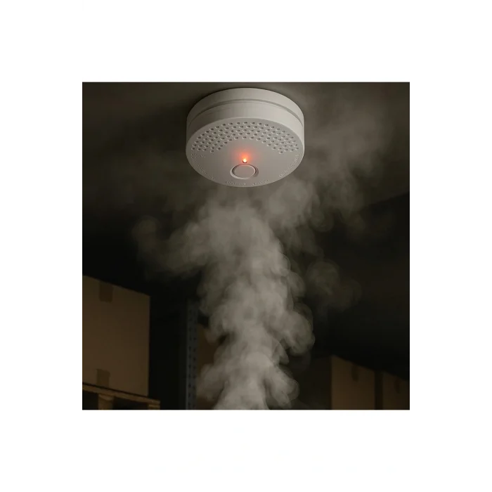 Genel Ürün Ct-9451 Pilli Duman Dedektörü Kablosuz Yangın Alarm Sensörü