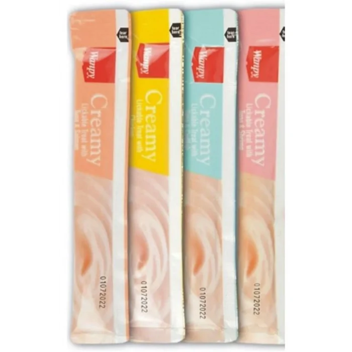 Genel Ürün Creamy Cat Treat Karışık Krema Sıvı Kedi Ödül Maması 14 gr X 4 Adet