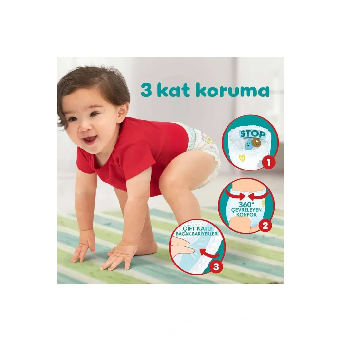 Genel Ürün Külot Bebek Bezi Beden:7 (15 KG) Xxl 52 Adet Fırsat Pk