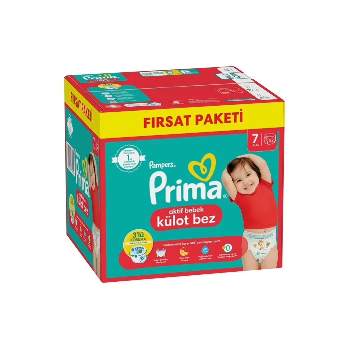 Genel Ürün Külot Bebek Bezi Beden:7 (15 KG) Xxl 52 Adet Fırsat Pk