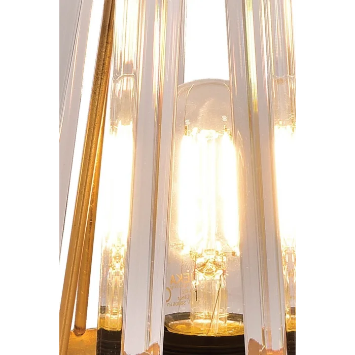 Lamba Lorenzo Ikili Masa Lambası Seti Gold Sarı Salon Hol Yatak Odası Ofis Lüks Abajur