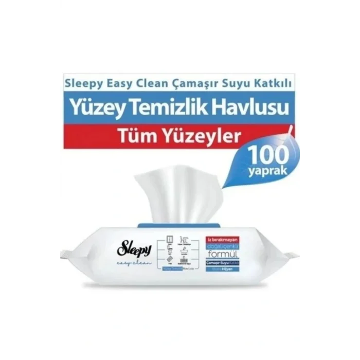 Havlu Çamaşır Suyu Katkılı Yüzey Temizleme Havlusu 100 Adet