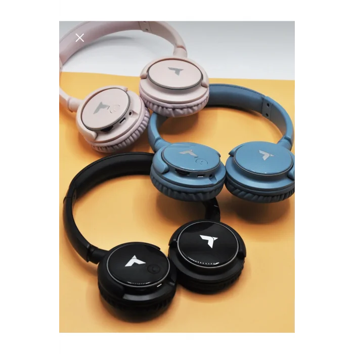 Genel Ürün S16 Kablosuz Bluetooth Kulak Üstü Kulaklık Pembe