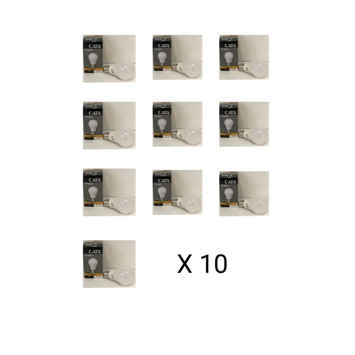 Genel Ürün Ct-4277 Led Ampül 6400k 9w E27 Beyaz Işık 10 Adet (9W=60W) 850 Lm