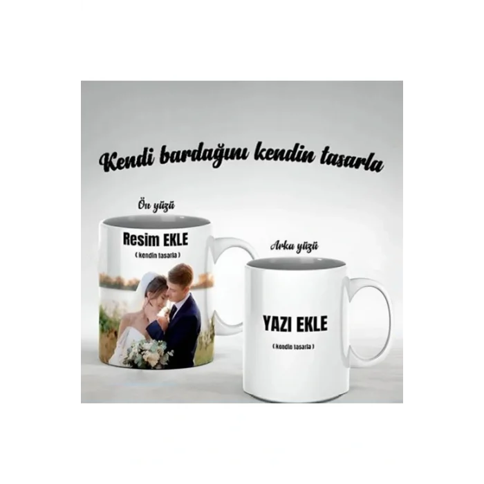 Hacamat Seti Da&te Baskı - - Kupa Bardak- Makinede Yıkanabilir