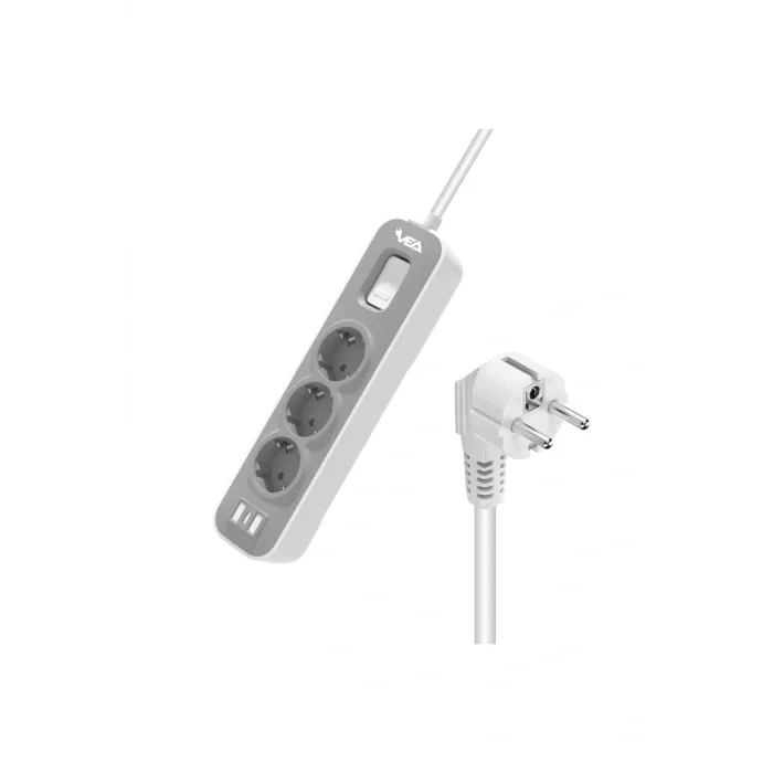 Genel Ürün Ve-nova103 A Class 3lü Anahtarlı 1.5 Metre Akım Korumalı Grup Priz (MADE IN MALAYSIA)