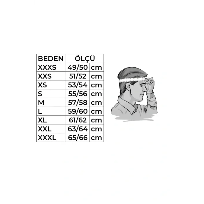 Genel Ürün Rıdıll Blank Kapalı Kask Beyaz