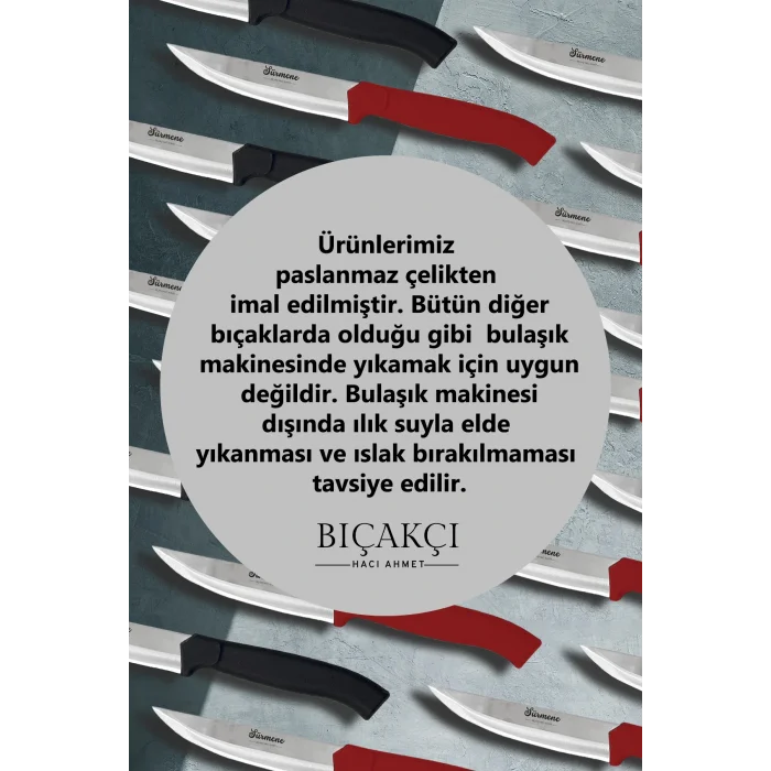 Genel Ürün 61004-lz Sebze Bıçağı Lazer Bilemeli Turkuaz