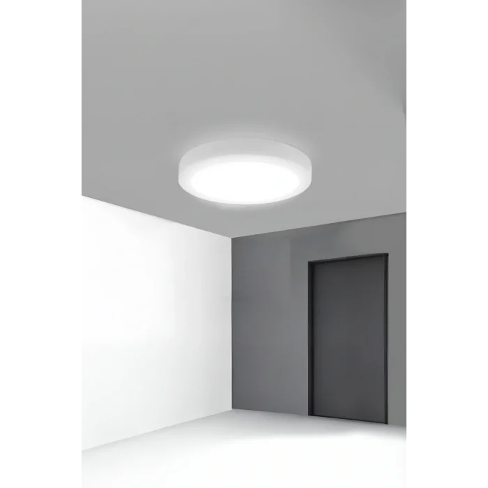 Genel Ürün Ct-5233 18w Sıva Üstü Yuvarlak Led Panel Armatür Beyaz Işık