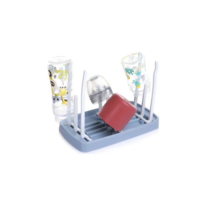 Genel Ürün Mavi Biberon Kurutucu Pratik Raf, Temizlik ve Düzen İçin Mükemmel Çözüm