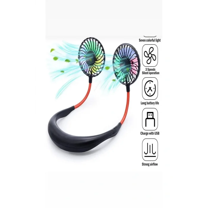Genel Ürün Şarjlı Boyun Askılı Fan Vantilatör Kablosuz Ycl-44744.