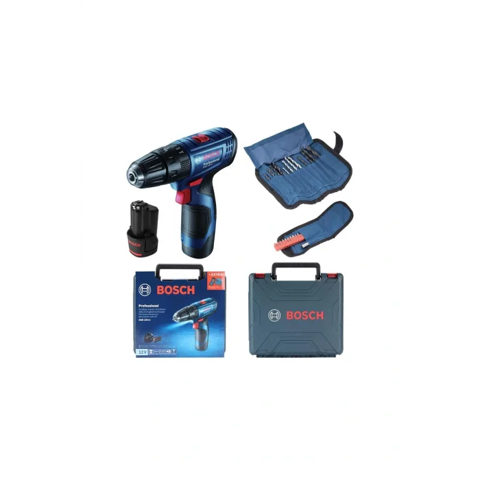 Genel Ürün Professional Gsb 120-LI 2 Ah Akülü Darbeli Delme Vidalama + Aksesuar Seti