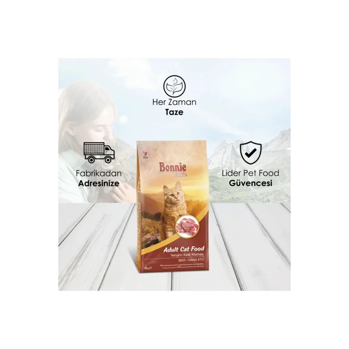 Genel Ürün Dana Etli Yetişkin Kedi Maması 10 Kg