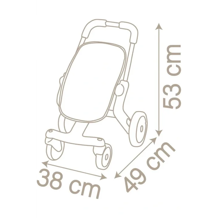 Oyuncak , 251218, Baby Nurse Pop Oyuncak Bebek Arabası, 42 cmye Kadar Olan Bebekler İçin, Baby Nurse P