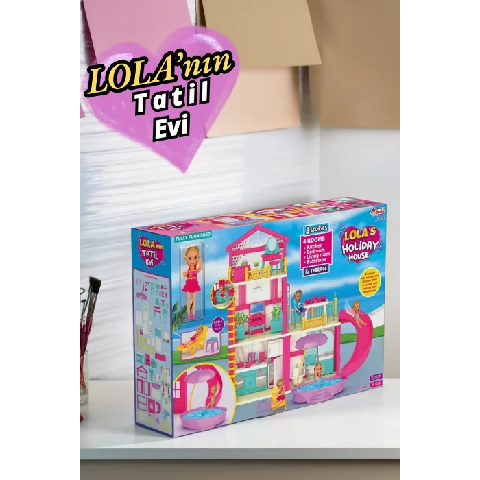 Oyuncak Lolanın Tatil Ev Seti Lolanın Tatil Evi Eğitici Oyuncaklar Evcilik Oyuncaklar Kız Çocuk Oyuncaklar