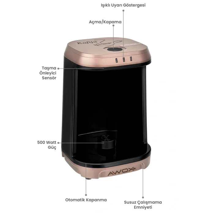 Genel Ürün Kafija Tük Kahvesi Makinesi Rose Gold