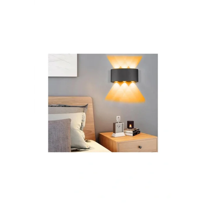 Genel Ürün CT-8011 10 Watt Haiti Siyah Kasa Aplik Amber