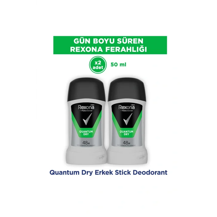 Genel Ürün Men MotionSense Erkek Stick Deodorant Quantum Dry 50 ml x2