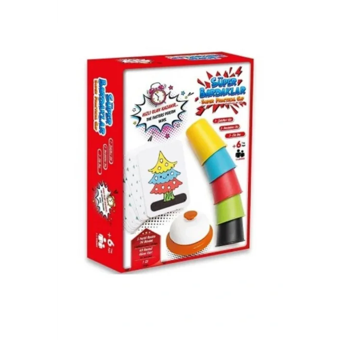 Oyuncak Süper Bardaklar Hızlı Neşeli Pratik Bardaklar Akıl Zeka Mantık Oyunu Ea Oyuncak