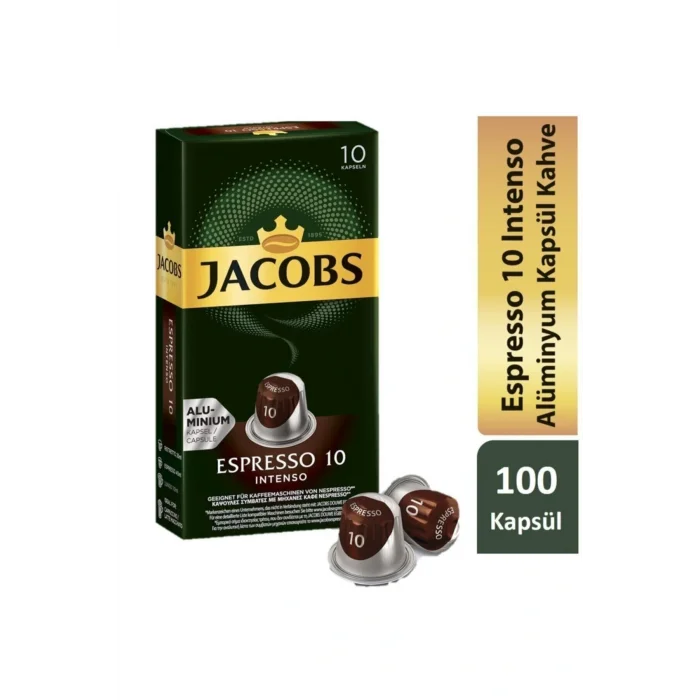 Genel Ürün CAPSULE ESPRESSO 10 İNTENSE KAHVE 10 PAKET