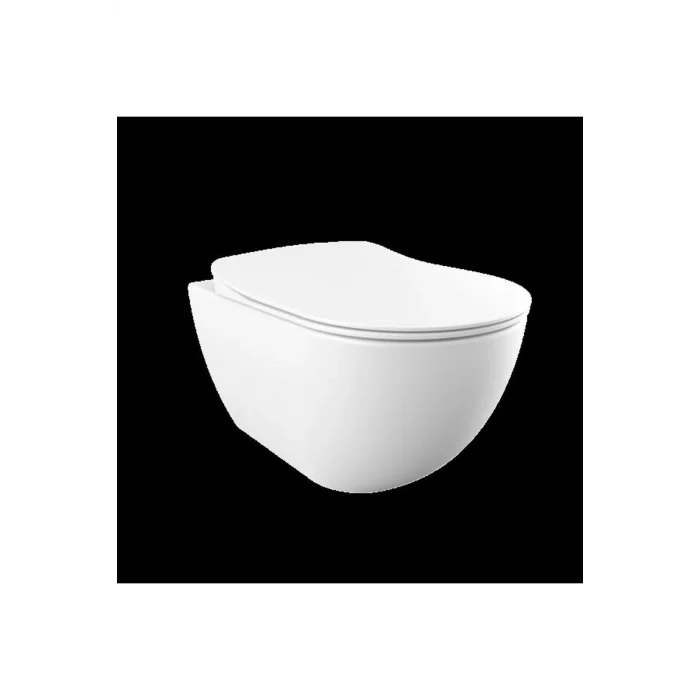 Genel Ürün Free Rim-Off Asma Klozet Beyaz FE322 + Slim İnci Nkp Yavaş Kapaklı