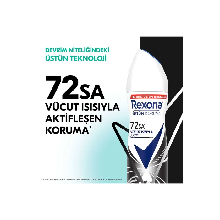 Kol Saati Kadın Sprey Deodorant Invisible 72 Saat Kesintisiz Koruma 150 ml x3