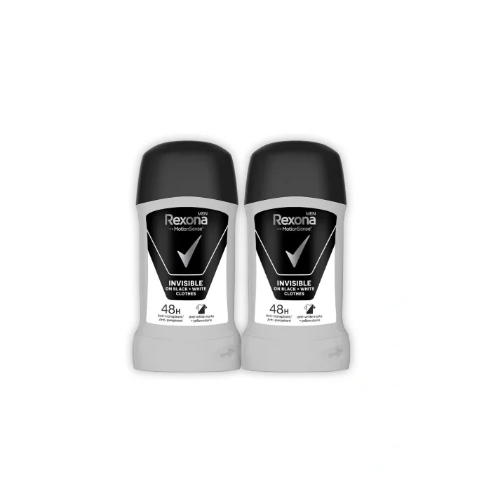 Genel Ürün Men MotionSense Erkek Stick Deodorant Invisible On Black White Clothes 50 ml x2
