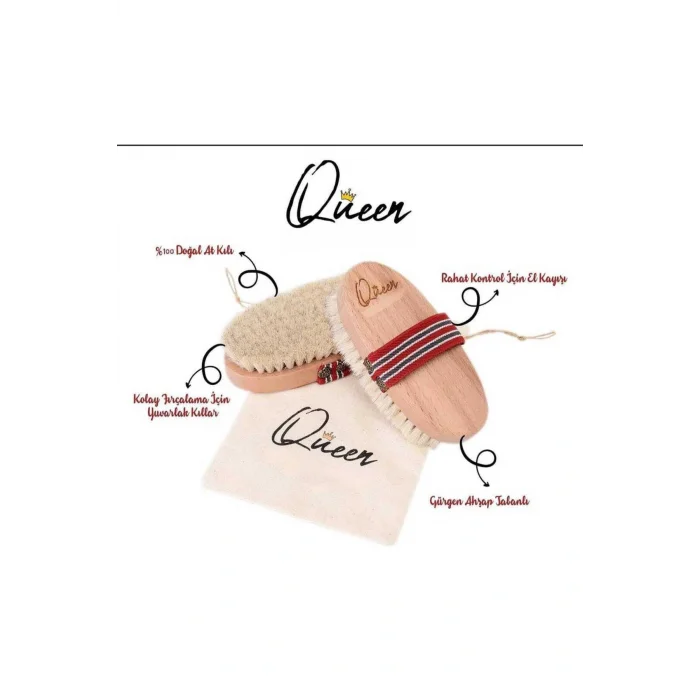 Genel Ürün %100 Doğal At Kılı Selülit Fırçası (KESE HEDİYELİ)