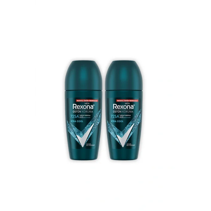 Kol Saati Üstün Koruma Erkek Roll On Deodorant Xtra Cool 72 Saat Kesintisiz Koruma 50 ml x2