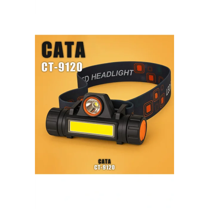 Lamba Ct 9120 3 W Ledli Şarjlı Kafa Lambası 6400k Beyaz Işık