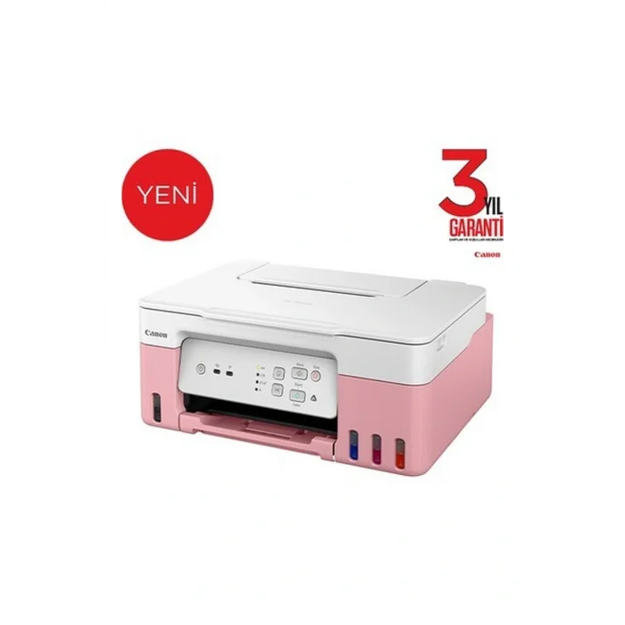 Genel Ürün G3430 Wi-Fi + Tarayıcı + Fotokopi Renkli Çok Fonksiyonlu Tanklı Pembe Mürekkep Püskürtmeli Yaz