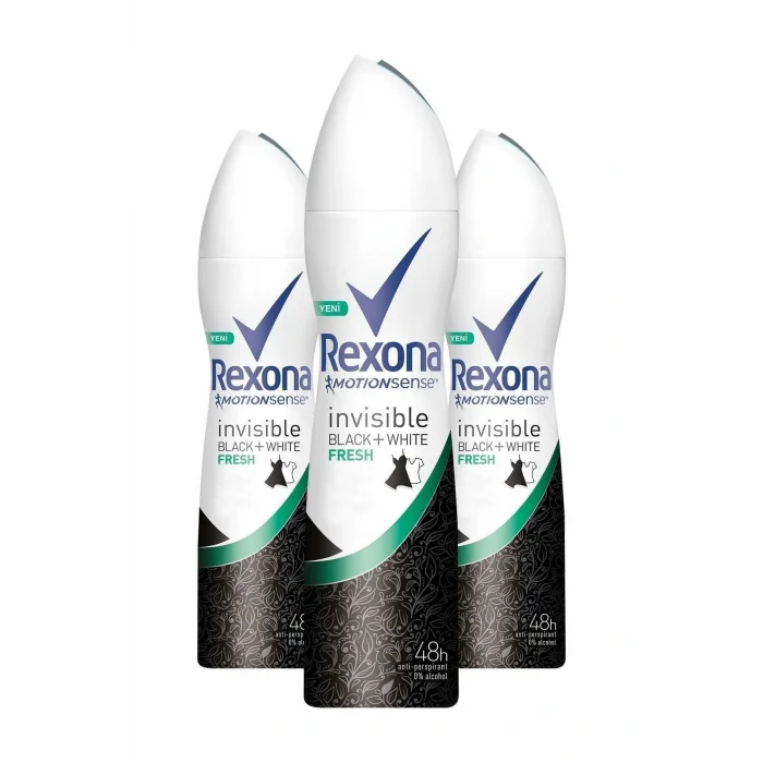 Genel Ürün Kadın Deodorant Sprey Invisible Fresh 150 ml X 3