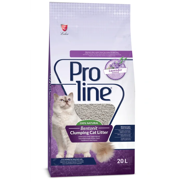 Genel Ürün Lavanta Kokulu Bentonit Kedi Kumu 20 Lt